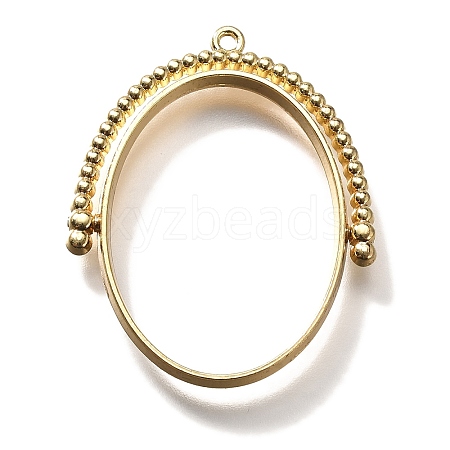 Alloy Open Back Bezel Pendants PALLOY-I223-11LG-1