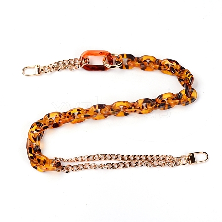 Alloy Curb Chain Bag Strap FIND-WH0071-30B-1