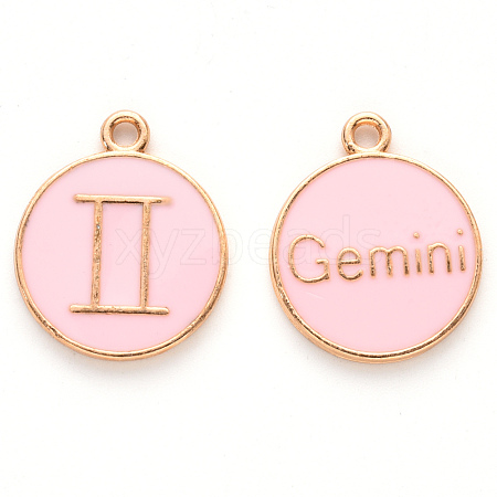 Alloy Enamel Pendants ENAM-S124-01A-09I-1