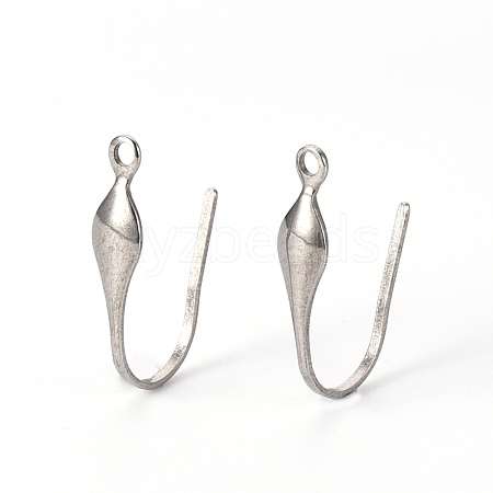 Tarnish Resistant 316 Stainless Steel Stud Earring Hooks STAS-Q239-015-1