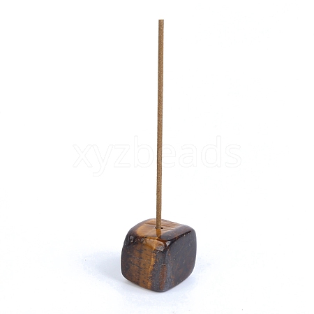 Natural Tiger Eye Incense Burners Holder PW-WG6B9B9-03-1