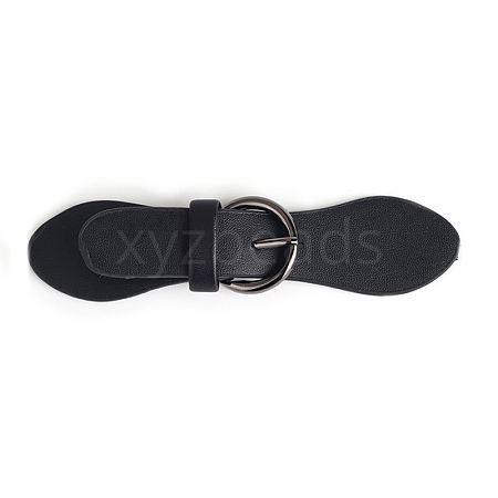 Black PU Leather Buckles FIND-WH0111-285B-1