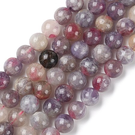 Natural Cherry Blossom Tourmaline Beads Strands G-Q1001-A04-02-1