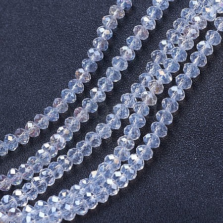 Electroplate Glass Beads Strands LS-EGLA-A034-T4mm-B02-1