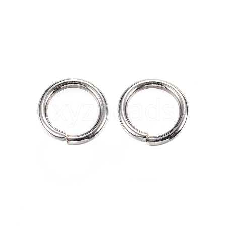 Non-Tarnish 304 Stainless Steel Open Jump Rings LS-A-STAS-D448-093P-10mm-1
