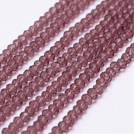 Transparent Glass Beads Strands EGLA-K010-A06-1