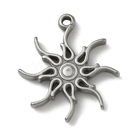 304 Stainless Steel Pendants STAS-P422-02B-P-1