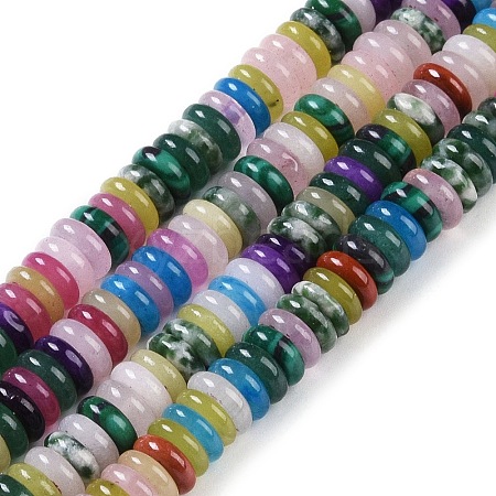 Natural & Synthetic Mixed Stone Beads Strands G-Q159-B12-01-1