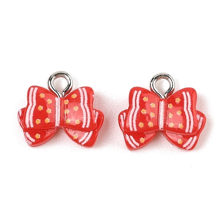 Christmas Theme Opaque Resin Pendants RESI-S08-01E-1