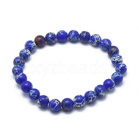 Synthetic Regalite Bead Stretch Bracelets X-BJEW-K212-A-023-1-1