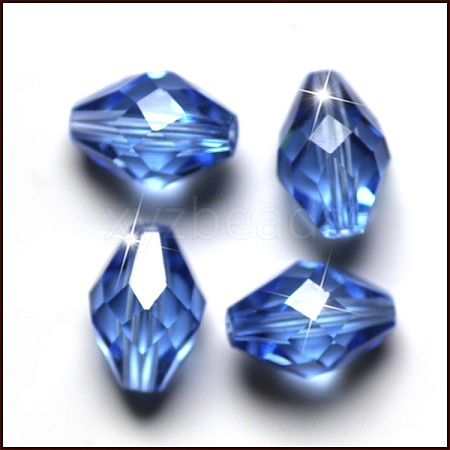 Imitation Austrian Crystal Beads SWAR-F054-9x6mm-14-1