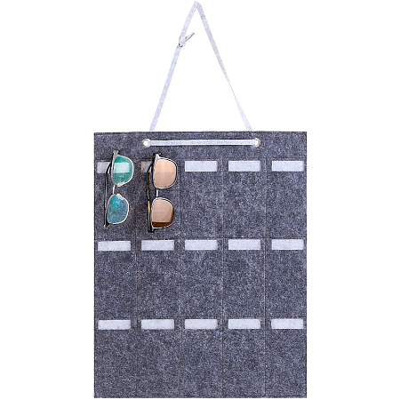 Sun Glasses Felt Storage Hanging Bag AJEW-WH20006-67B-1