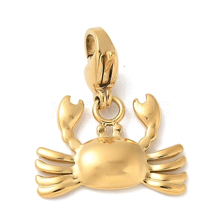 Crab 304 Stainless Steel Pendant Decorations STAS-G352-34G-1