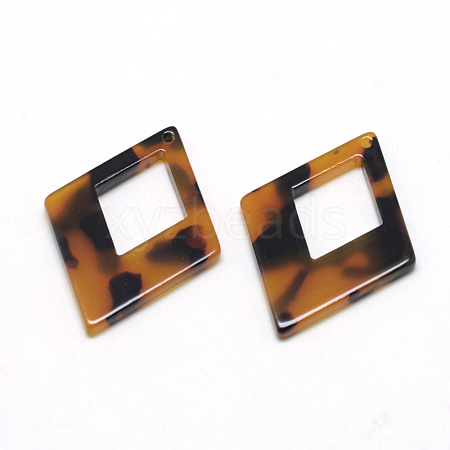 Cellulose Acetate(Resin) Pendants X-KY-S112-A301-1