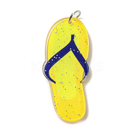 Printed Acrylic Pendants OACR-G030-02A-1