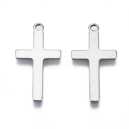 201 Stainless Steel Pendants STAS-N095-024-1