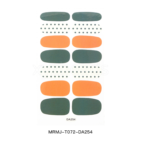 Full Cover Nail Art Stickers MRMJ-T072-DA254-1