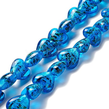 Handmade Lampwork Beads Strands LAMP-D015-09G-1