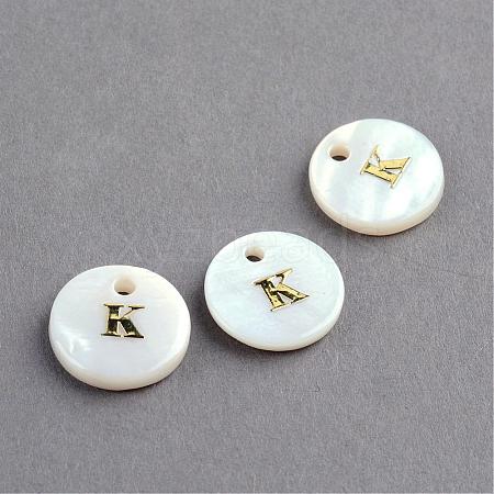 Freshwater Shell Pendants SSHEL-S249-K-1
