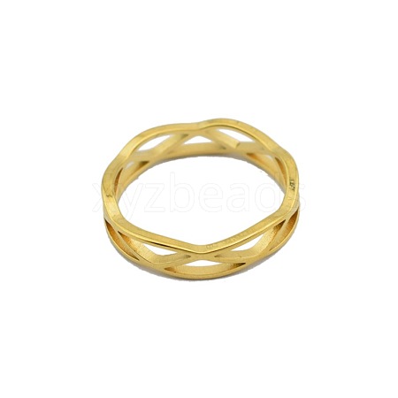Cross 201 Stainless Steel Finger Rings FS-WG7A805-02-1