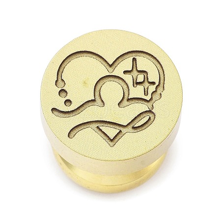 Constellation Golden Tone Wax Seal Brass Stamp Heads LS-STAM-P002-02G-11-1