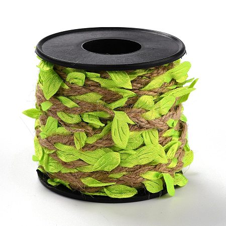 DIY Wreath Foliage Green Leaves Ribbon Decorative LS-OCOR-M007-01B-1