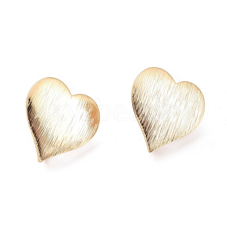 Brass Stud Earring Findings KK-M211-04G-1