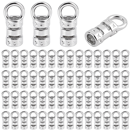 100Pcs Brass Cord End FIND-ME0004-32-1