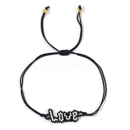 Simple Imported Beaded Love Bracelet for Girlfriend Gift EP5395-1