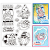 Custom Summer Theme PVC Plastic Clear Stamps DIY-WH0631-0015-1