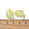 Handmade Foil Lampwork Bumpy Beads Strands FOIL-Z001-05F-4