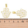 Brass Pendants KK-CBA3FD6-02G-3