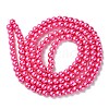 Dyed Glass Pearl Round Beads Strands HY-X0001-03-2