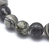Natural Netstone Bead Stretch Bracelets X-BJEW-K212-B-021-2