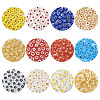 Cheriswelry 360Pcs 12 Colors Handmade Millefiori Glass Bead Strands LAMP-CW0001-05-10