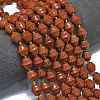 Synthetic Goldstone Beads Strands G-K389-D06-01-2