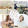 CRASPIRE 4 Sets 4 Styles Holographic Butterfly PET Waterproof Laser Stickers Sets DIY-CP0008-92-6