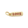 Brass Enamel Charms KK-P338-01G-B02-1