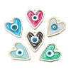 Alloy Enamel Pendants ENAM-F143-11-G-2