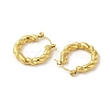 304 Stainless Steel Hoop Earrings for Women EJEW-B054-18G-01-2