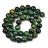 Dyed Natural Tiger Eye Beads Strands G-G102-A01-04-10