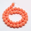 Synthetic Coral Beads Strands X-CORA-L032-8mm-08-2