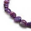 Nuggets Natural Crackle Agate Beads Strands G-P031-02-2