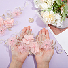 3D Flower Organgza Polyester Embroidery Ornament Accessories DIY-WH0297-19-3