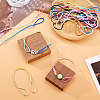 30Pcs 10 Colors Nylon Thread Cord Bracelets Making BJEW-TAC0039-7