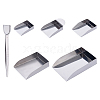 5Pcs 5 Styles Stainless Steel Bead Shovels TOOL-FG0001-43-6