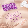 1000Pcs Glass Rhinestone Cabochons DIY-LP0002-52C-1