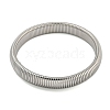 Non-Tarnish 304 Stainless Steel Spring Bangles for Women Men BJEW-U003-02B-P-2