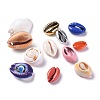 Natural Cowrie Shell Beads BSHE-XCP0001-04-1