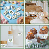 Leaf Paper Self Adhesive Mini Candy Bar Wrappers DIY-WH0604-001-6